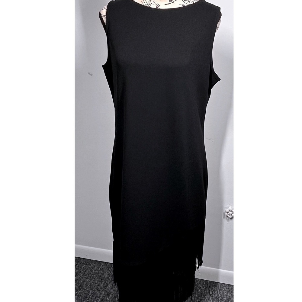Antthony Original Fringed Dress Sleeveless Party Cocktail Dress M